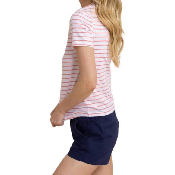 NEW SOUTHERN TIDE sun farer stripe shirt in conch shell - Picture 3 of 4